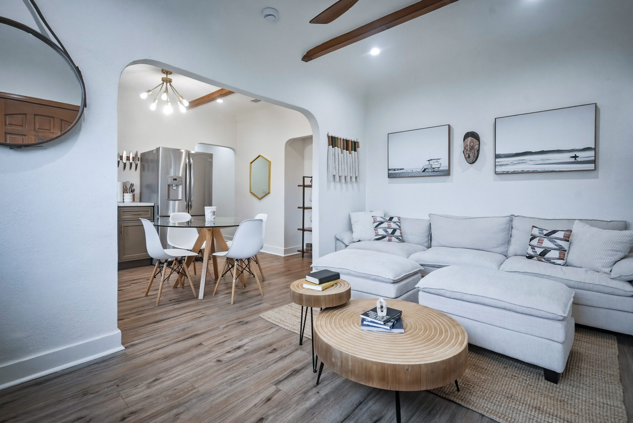 Downtown LA Bungalow — living room