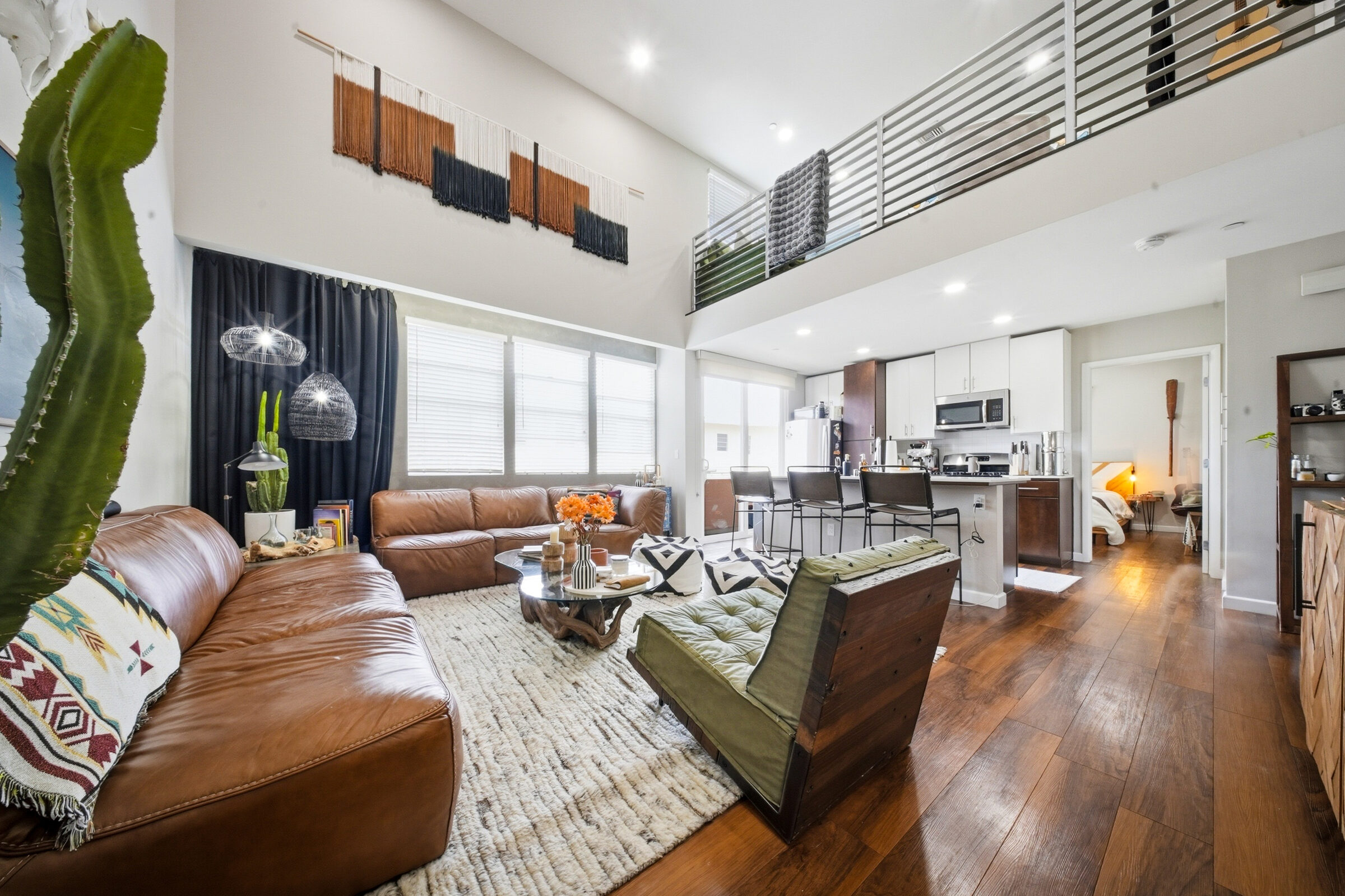 Staged interior